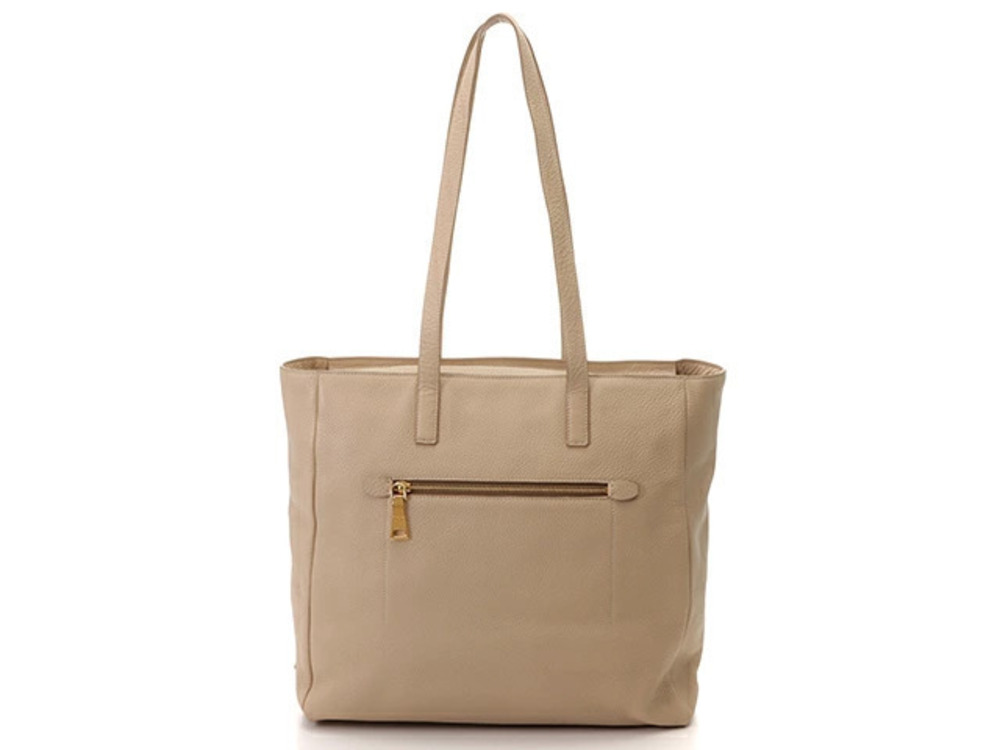 Prada tote bag leather Beige Cream